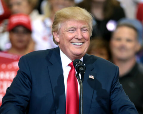 Donald Trump smiling