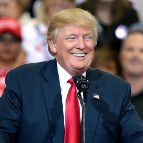 Donald Trump smiling